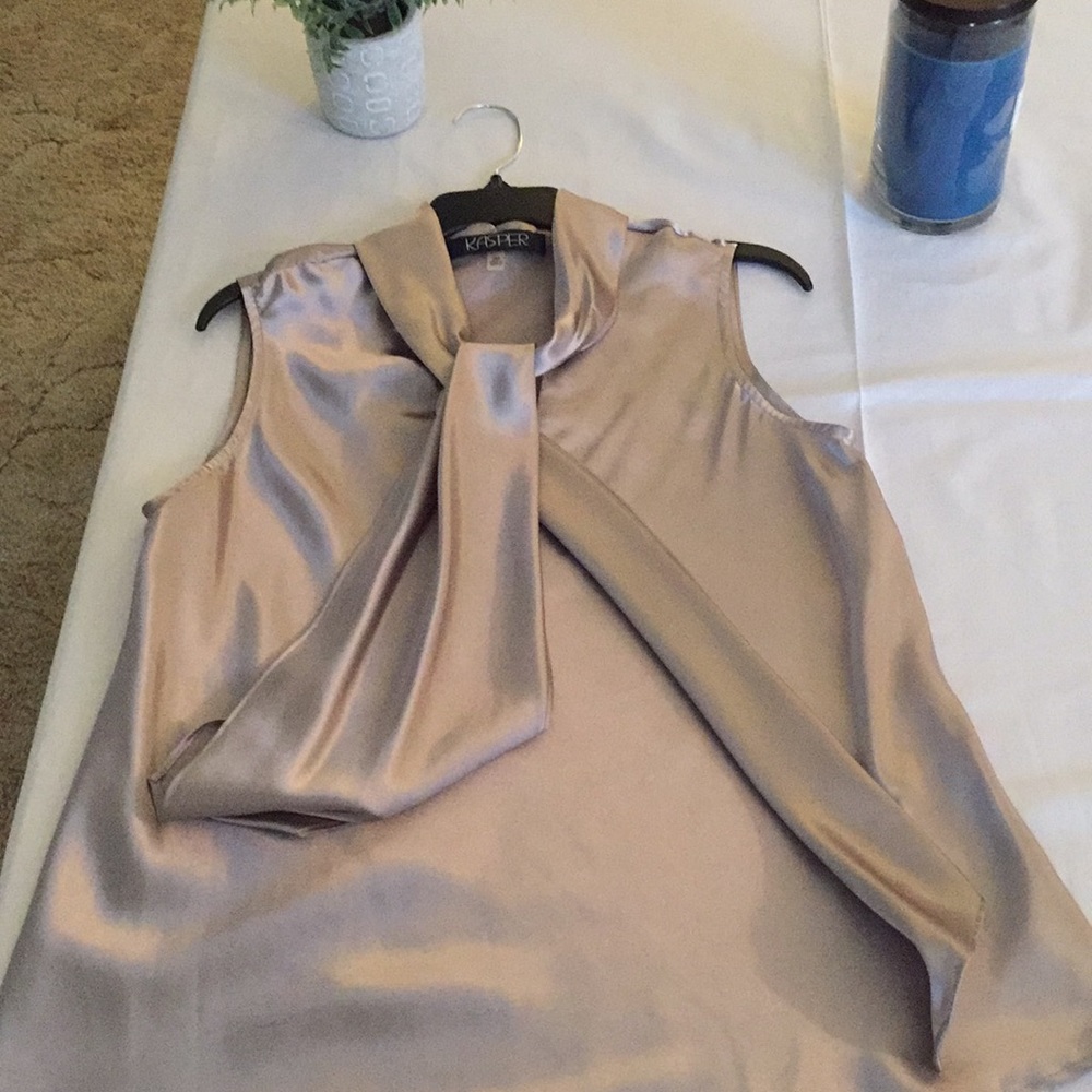 Satin Secretary Top
